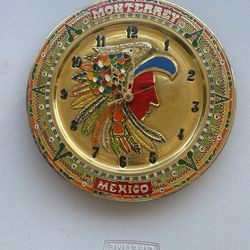 Monterrey Mexico Battery Clock