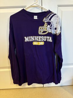 Minnesota Vikings Long Sleeve Shirt Men’s Large