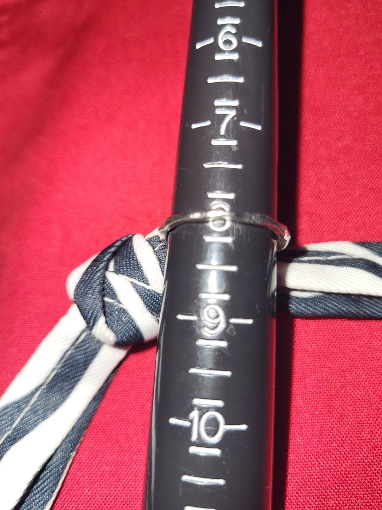 Women's Silvertone Wavy Ring