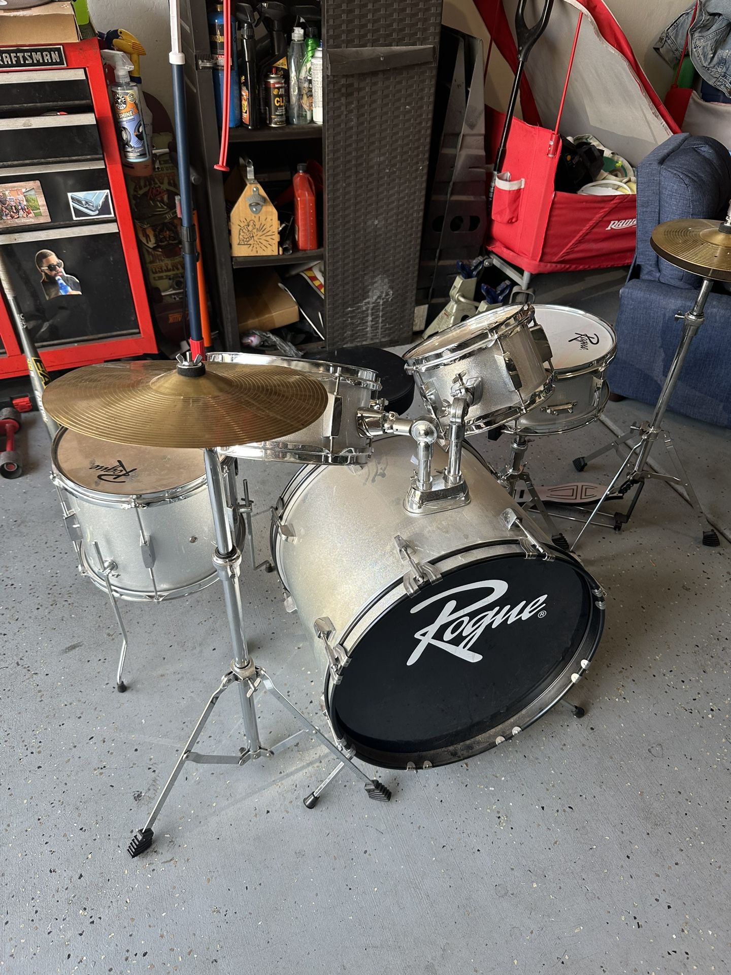 Kids Rogue 5-piece Drum Set