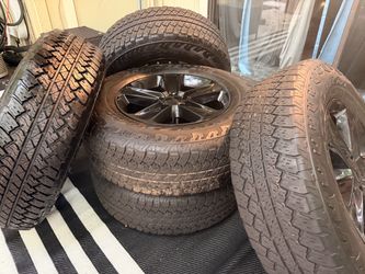 5 Jeep Rims and Tires (price drop!!)