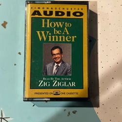 Zig Ziegler, How To Be A Winner Spoken, Audio Cassette Excellent Condition