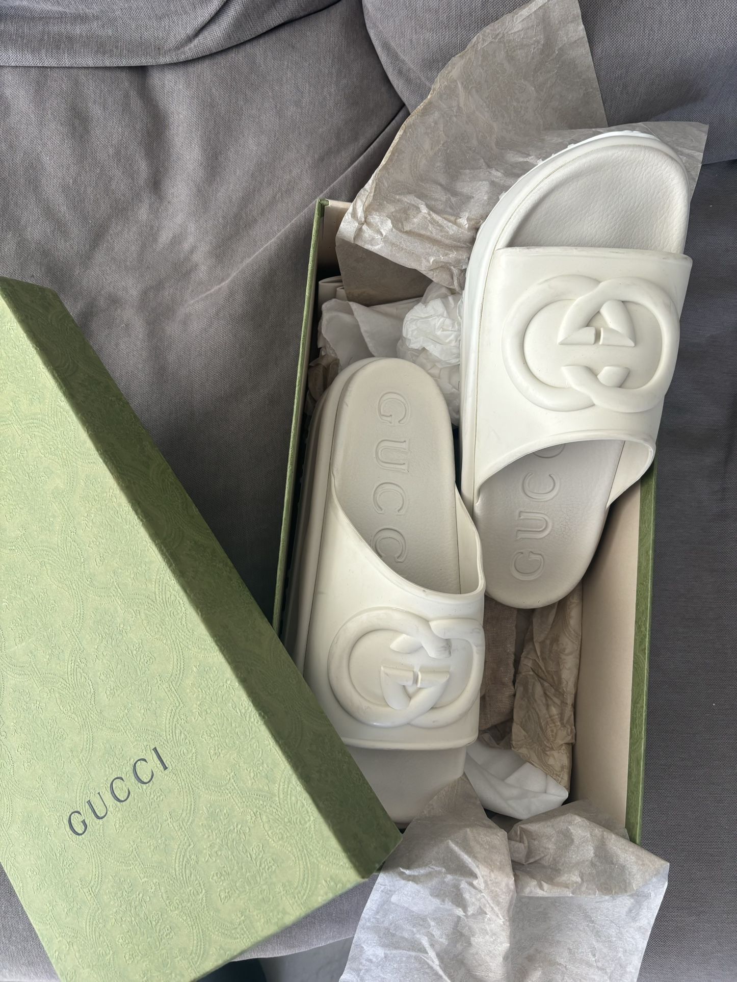 Gucci Platform Slides - Womens Slide Sandal With Interlocking G