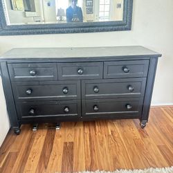 Dresser And  a Big Mirror 