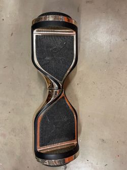 Rose Gold Chrome Hoverboard Self-Balancing Scooter no charger