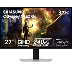 SAMSUNG 27” Odyssey OLED G6 (G61SD) QHD & QD-OLED 240Hz 0.03ms
