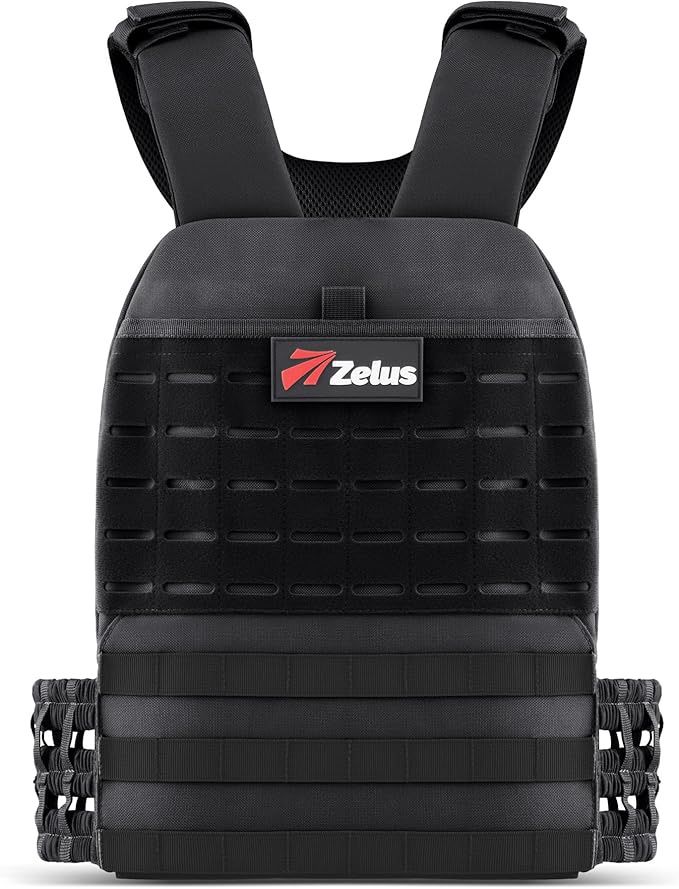 ZELUS Tactical Weighted Vest for Home Workouts Cardio Strength Training