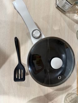 Dezin Electric Pot, 1.5L Non-Stick Portable Hot Pot Electric Upgraded, 700W Dual Power, Electric Pot for Cooking Steak, Egg, Oatmeal, Mini Ramen Cooke