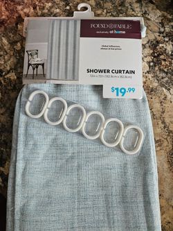 Blue Aqua Shower Curtain