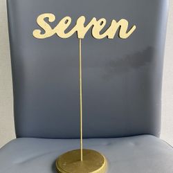 Wedding Table Numbers