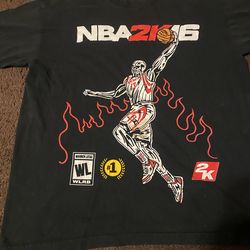 NBA 2016 Houston Warren Lotas Shirt size large adult