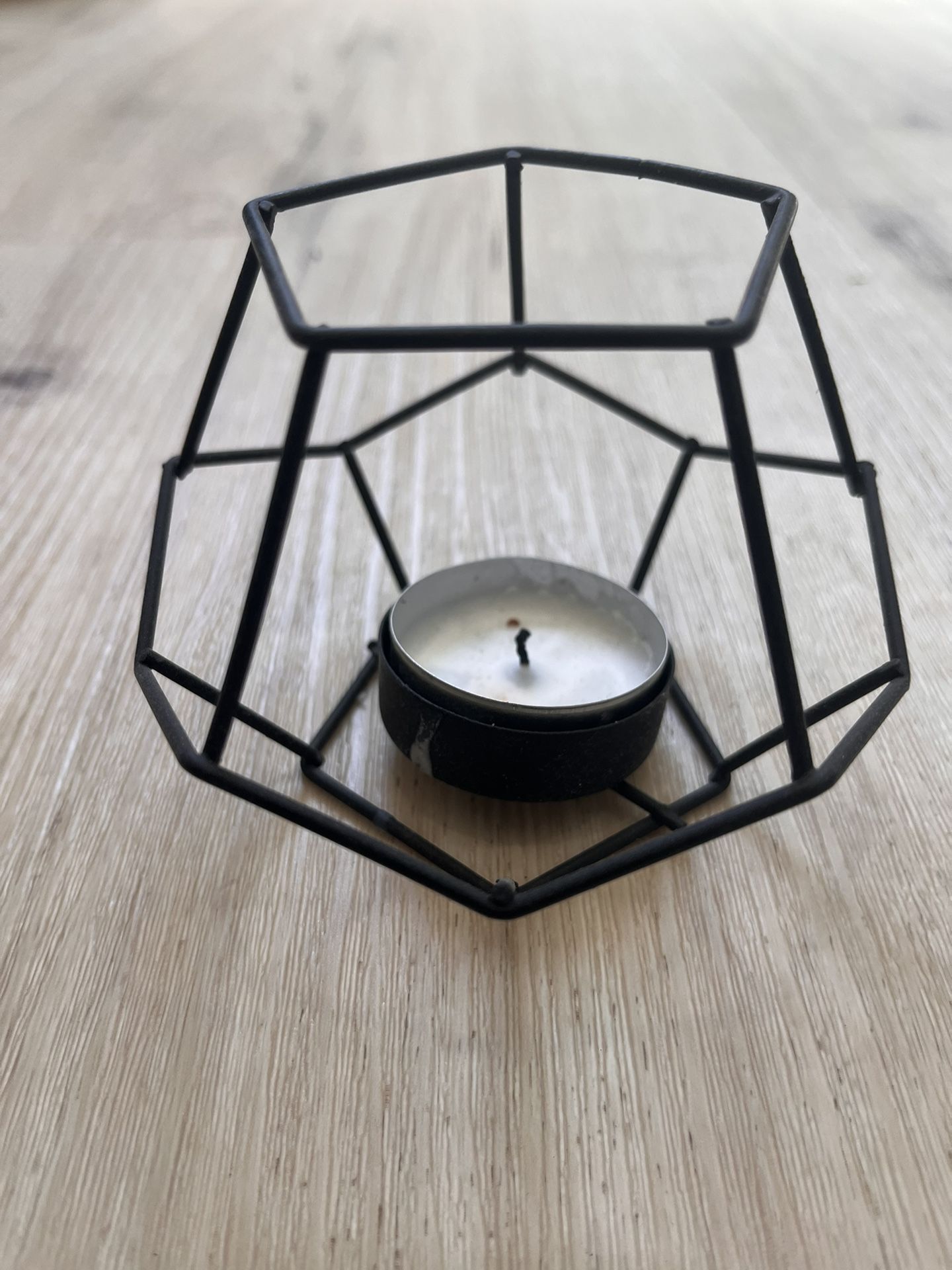 Small Geometric Tea light Candle Holder 