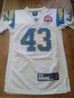 CHARGERS JERSEY SIZE MEDIUM YOUTH STITCHED
