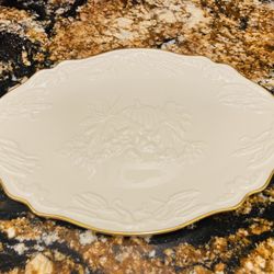 Vintage And Beautiful Lenox Harvest Pattern Oval Platter 