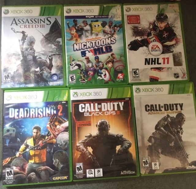 8 XBOX 360 Games