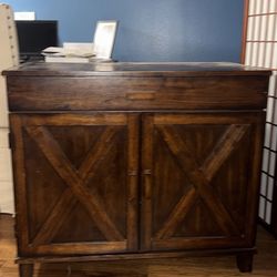 Cabinet With Storage Drawer And File Drawer 