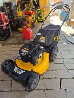 DEWALT 21 in. 163cc Briggs and Stratton 725Exi Engine Rear Wheel Drive 3-in-1 Gas Self Propelled Walk Behind Lawn Mower