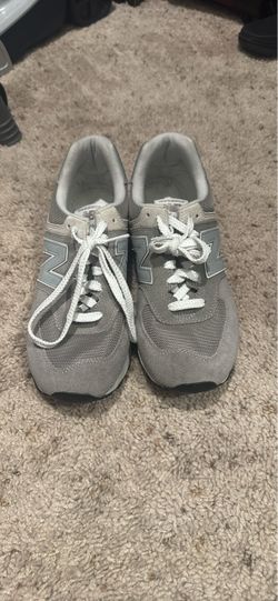 New Balance Gray Suede Sneakers