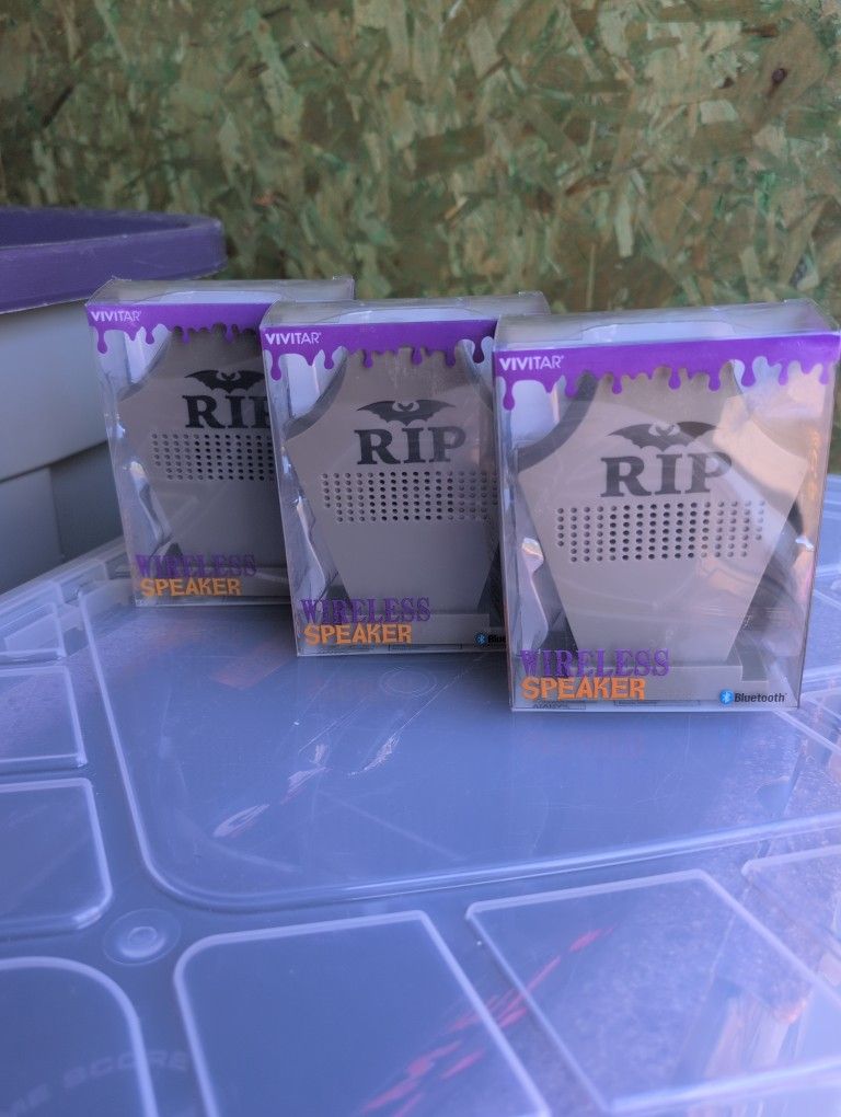 Halloween Wireless Speakers (3). RIP
