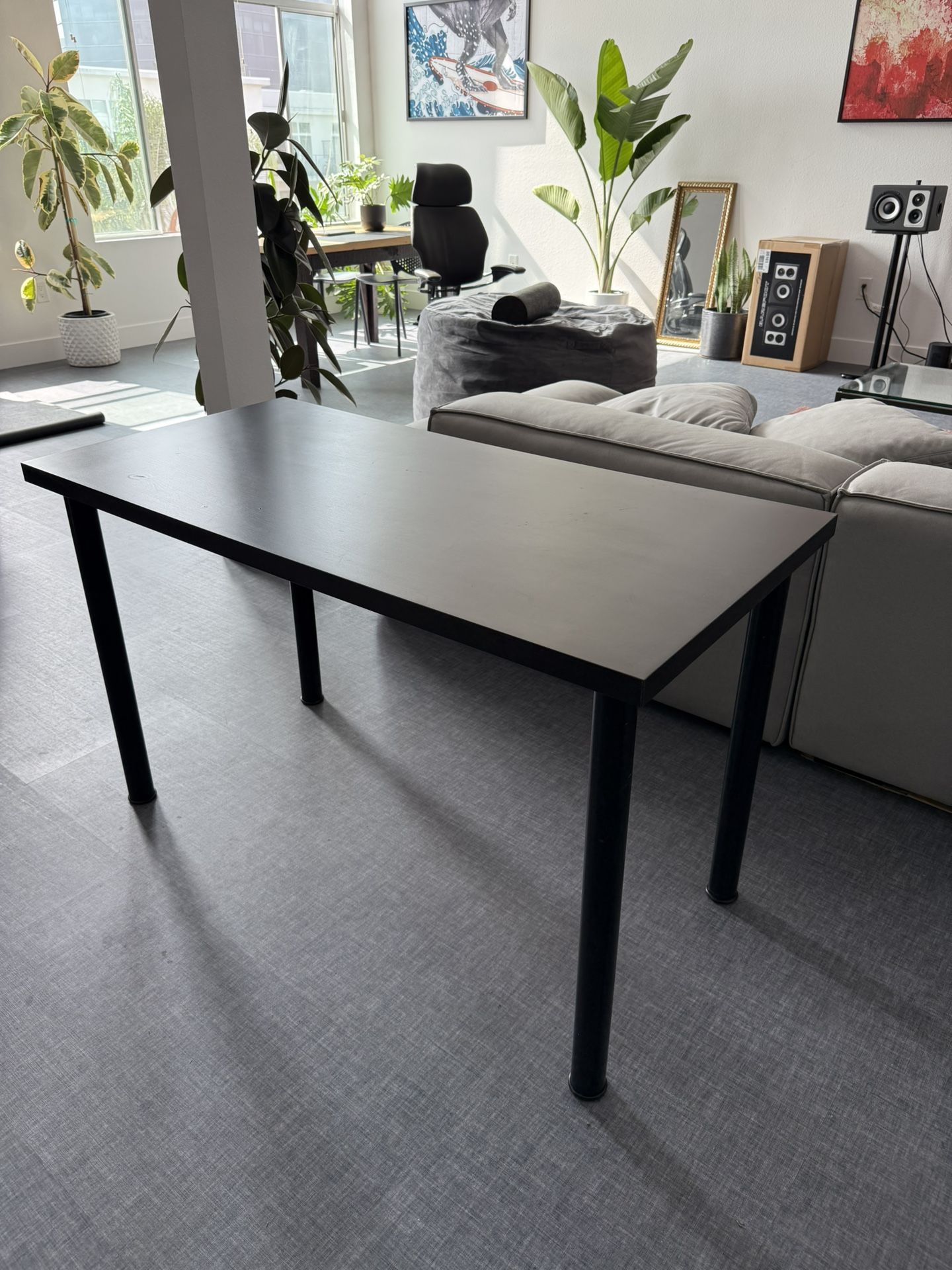 IKEA table / desk brown black