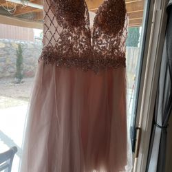 Large Pink Dress. 