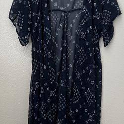 Sheer Floral Cardigan