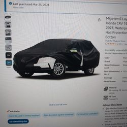 Car Cover For Honda CRV 1997 To 2023 Models