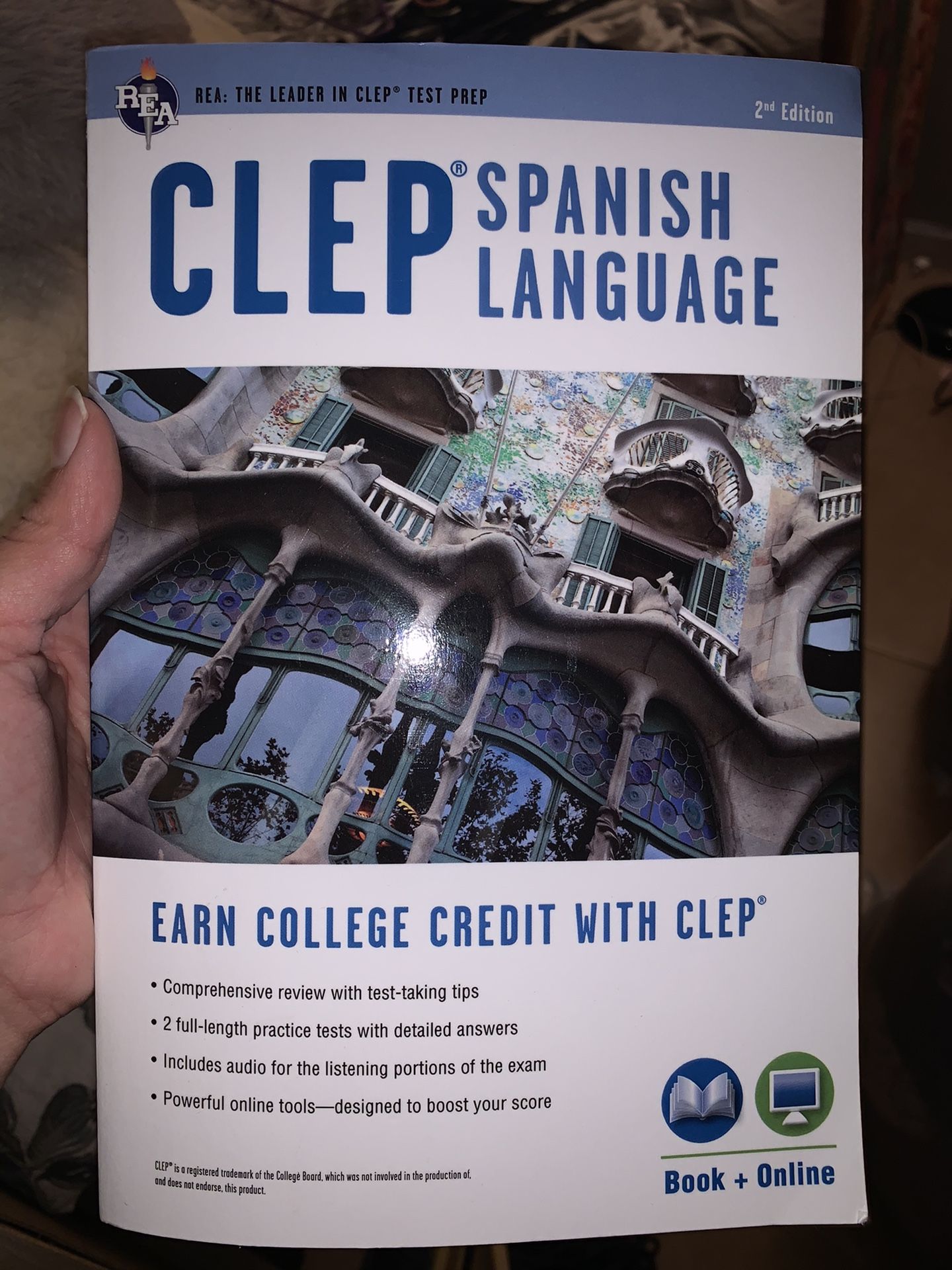 CLEP Spanish Language textbook