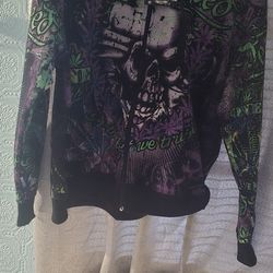 Club Chaos Mens ZIP up Hoodie New W/tags MEDIUM