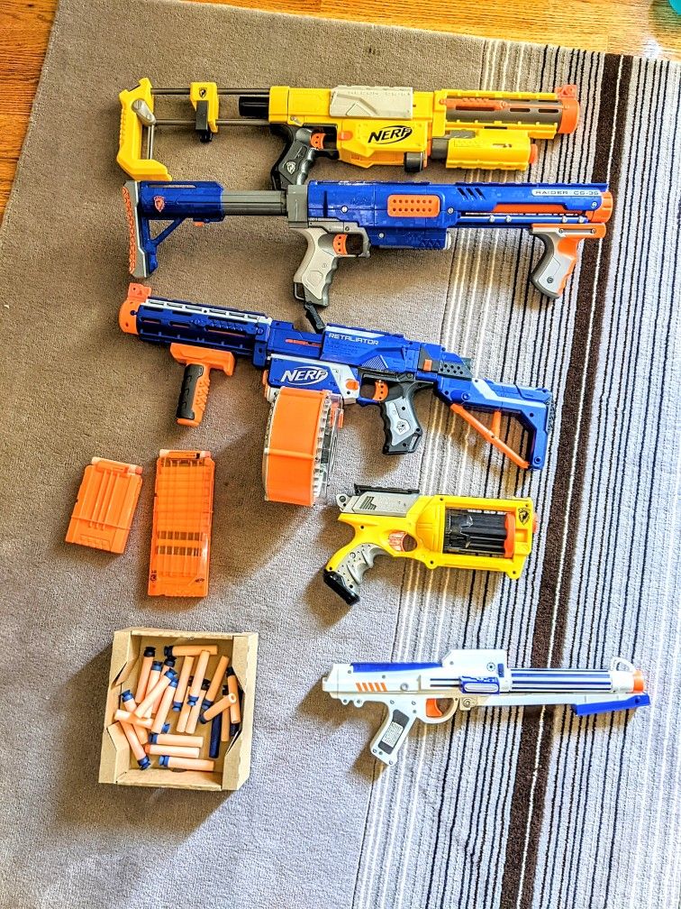 Nerf Guns and Darts
