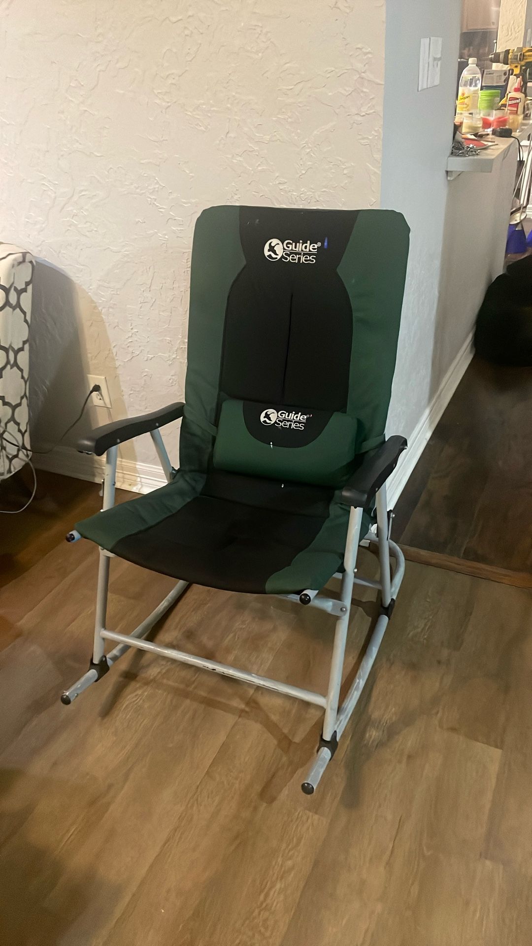 Guide Series Oversized Rocking Camping Chair With Lumbar Support