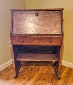 Antique Furniture - Vintage Small Secretary