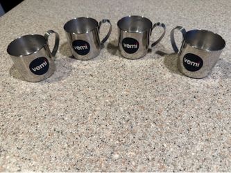 Vemi, Made it early still steel, small espresso cups Made it early still steel, small espresso cups