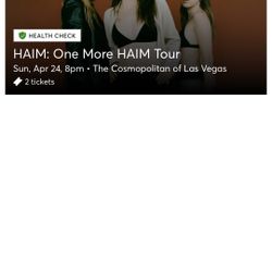 HAIM Tickets