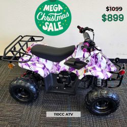 ATV/Quad For Sale! CHRISTMAS SALE! Coolster 110cc Kids ATV - ONLY $899! ($200 OFF!) Brand New! 110cc Kids Four-Wheeler with Great Safety Features! 