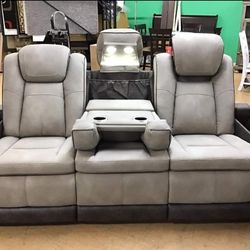 Next-Gen DuraPella Slate Reclining Sofa WİTH İNTEREST FREE PAYMENT OPTİONS 