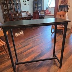 Black High Top Table 