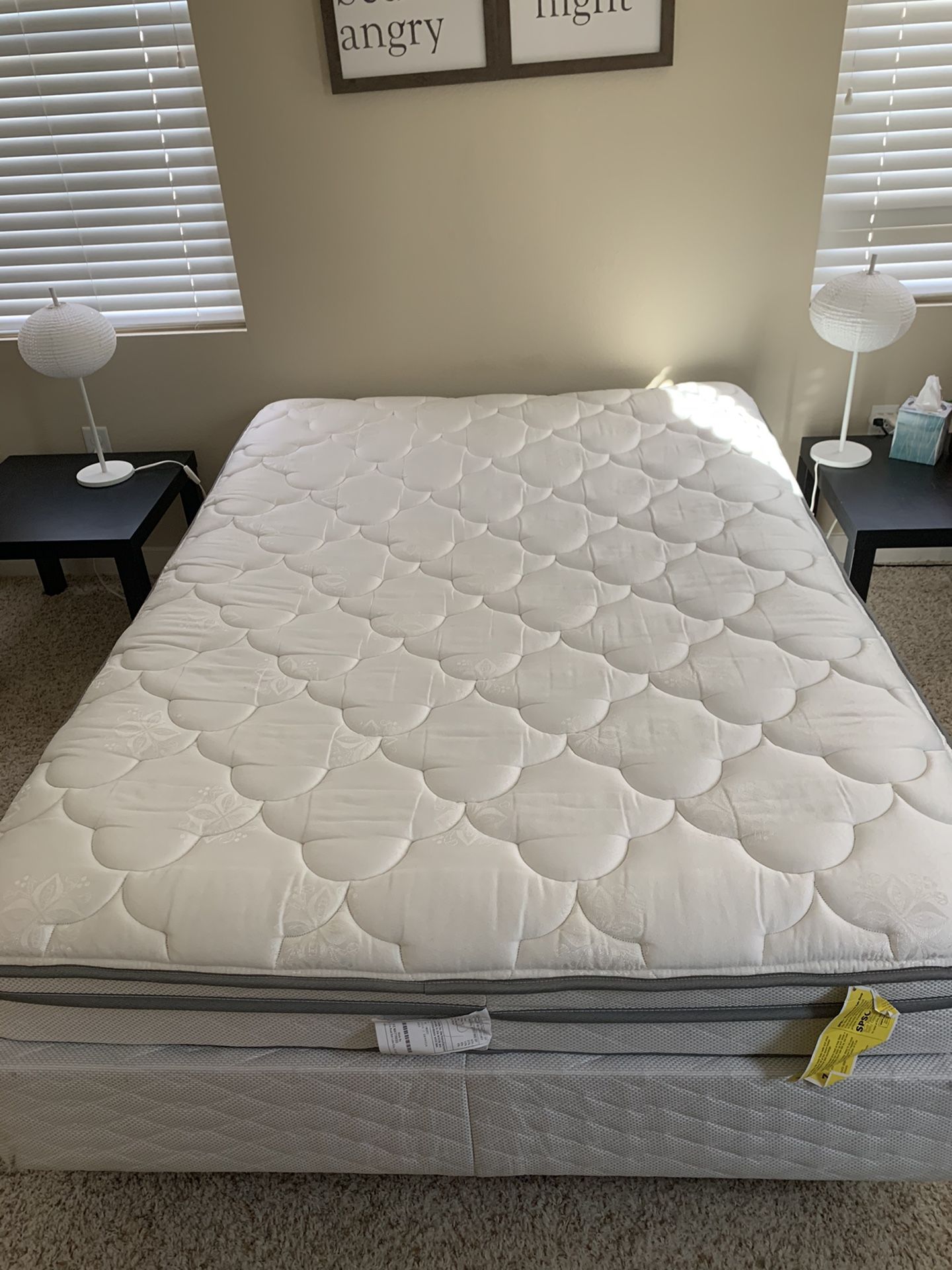Full Size Mattress + Box Spring & Frame for Sale in Las Vegas, NV OfferUp