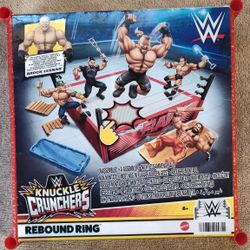  WWE Knuckle Crunchers  Ring Playset