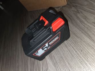 RIDGID 18Volt 5Ah battery