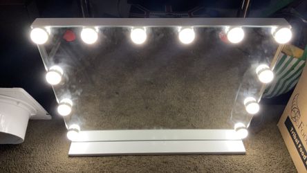 Mirror with lights