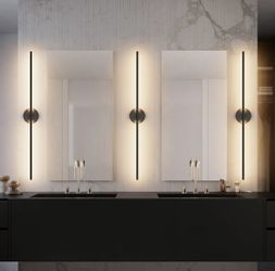 Lamp Led rotating black Modern wall sconce