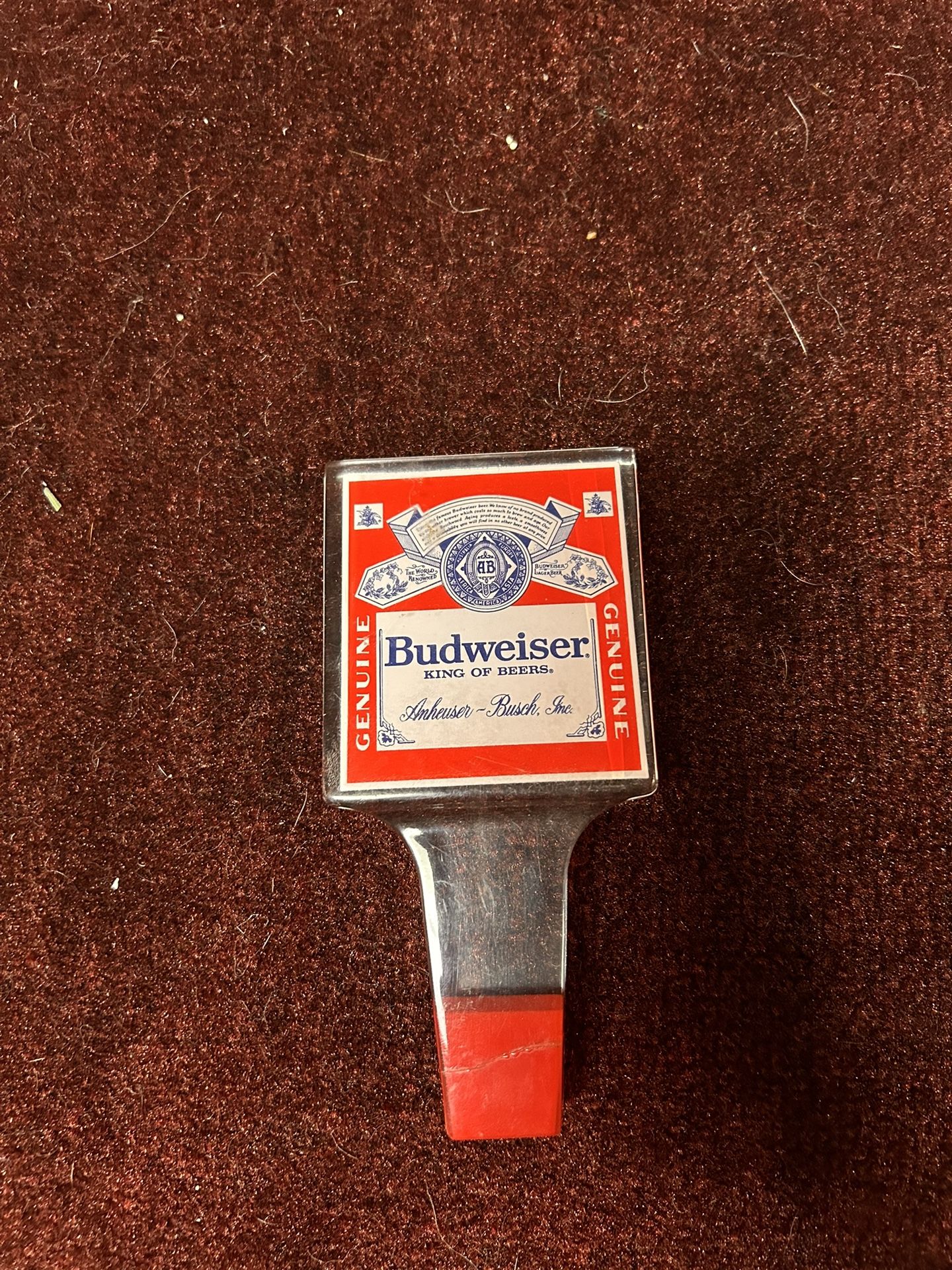 6” Vintage Budweiser Beer Tap
