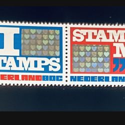 Unique Pair Of New Collector's Hologram Stamps 