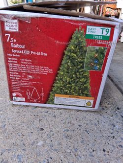 Christmas Tree used one time