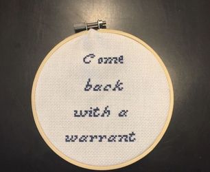 Cross Stitch Decoration