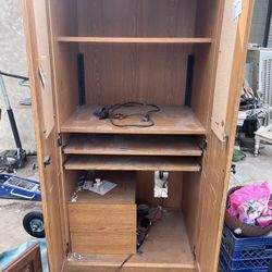 Computer Desk Needs Cleaning 