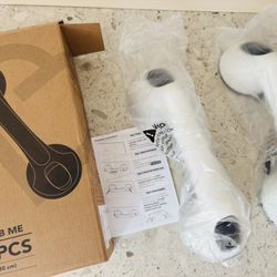 2 Pack 12 Inch Elderly Heavy Duty Shower Handle, Seniors Grab Bars for Bathtubs, Suction Cup Removable Handrails, Safety Bathroom Grip for Handicap (W