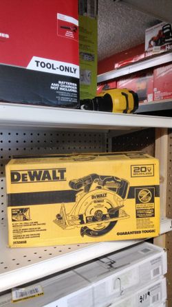 DEWALT 20V MAX BRUSHLESS 6 - 1/2" /PO/ PULG. (165 mm) BRUSHLESS CIRCULAR SAW (TOOL ONLY)