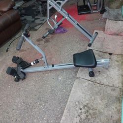 Sonny health and fitness rowing machine.